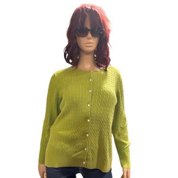 L.L. Bean Cable Knit Sweater - Picture 1 of 4